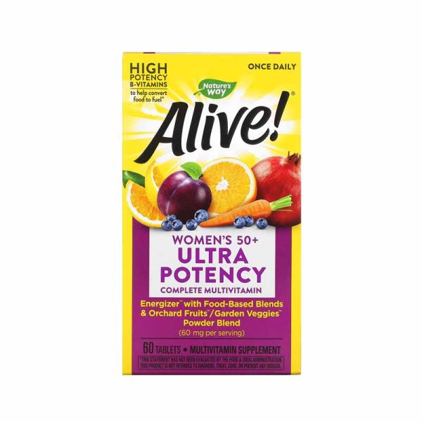 Alive Once Daily Womens 50 Multi Vitamin 60 Tablets 1