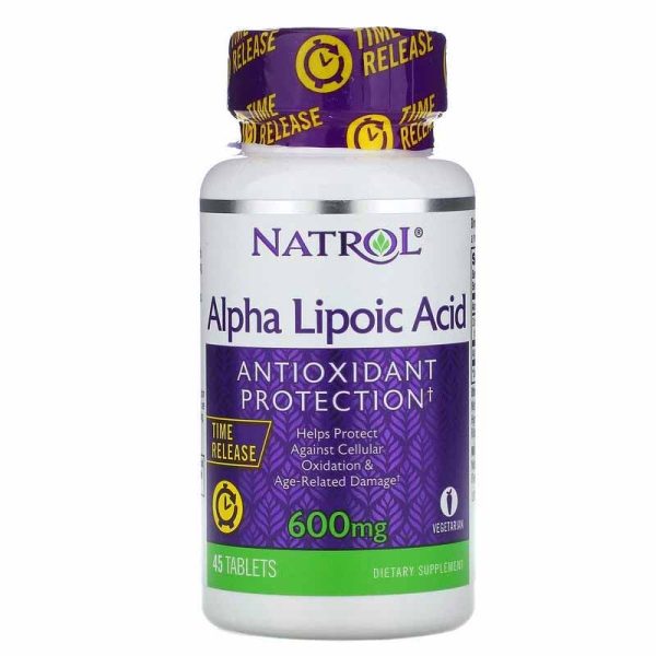 Alpha Lipoic Acid Time Release 600 mg 45 Tablets