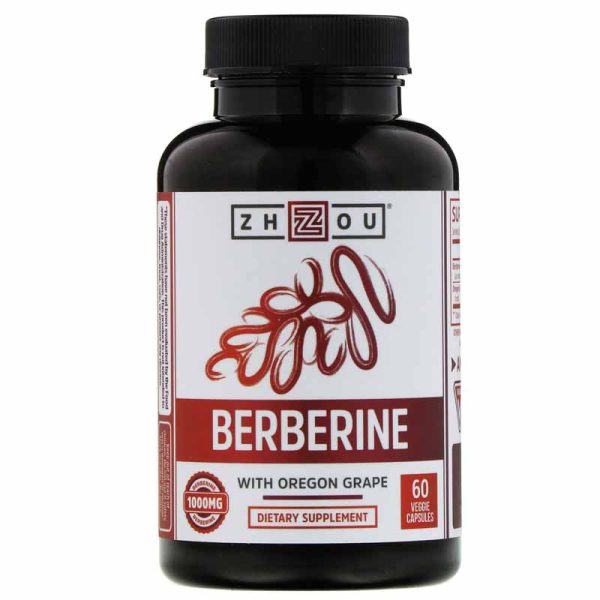 Berberine with Oregon Grape 1000 mg 60 Veggie Capsules