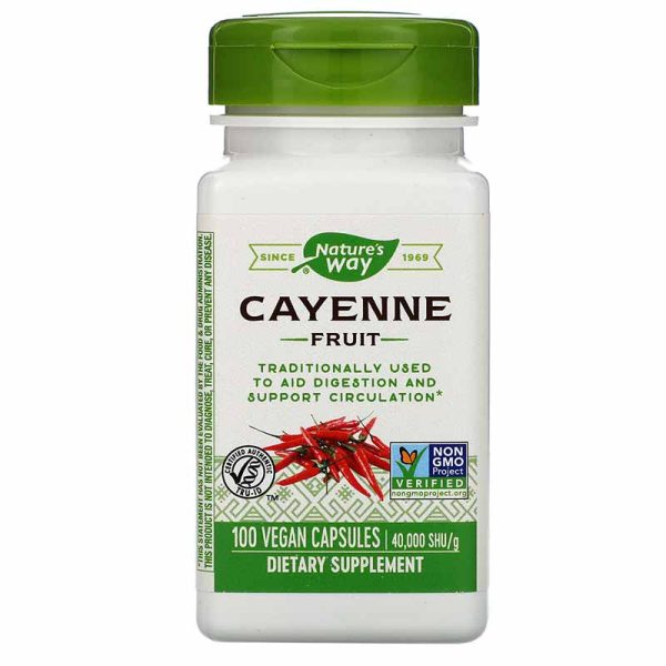 Cayenne Fruit 40000 SHUg 100 Vegan Capsules