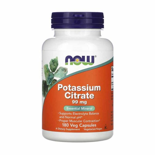 Citrate de potassium 99 mg 180 capsules