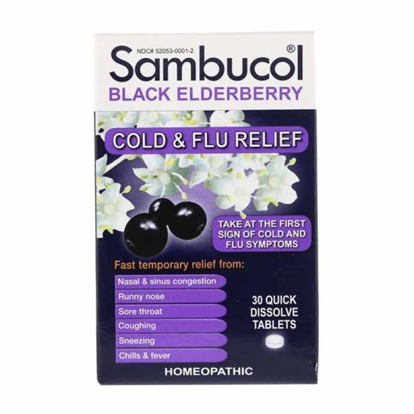 Cold Flu Relief 30 Quick Dissolve Tablets