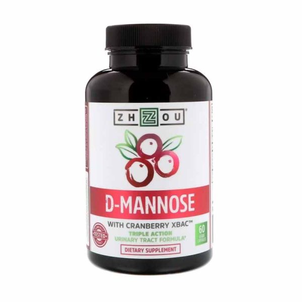 D Mannose with Cranberry XBAC 60 Veggie Capsules