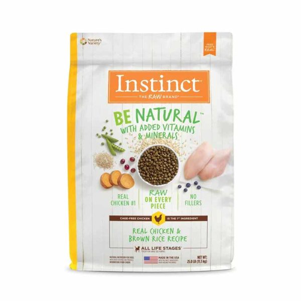 Instinct Be Natural Real Chicken Brown Rice Recipe Natural Dry Dog Food by Natures Variety 1