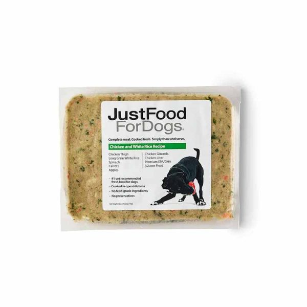 JustFoodForDogs Daily Diets Chicken White Rice Frozen Dog Food