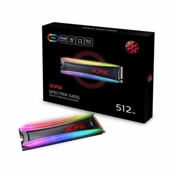 SSD ADATA XPG M.2 2280 PCIe S40G RGB 256 GO