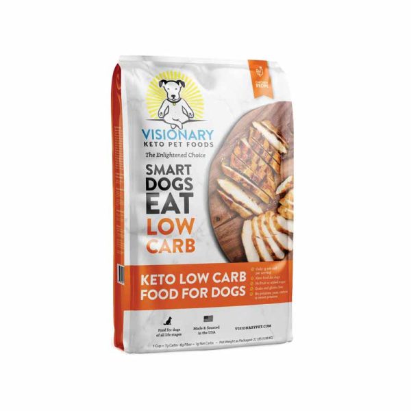 Visionary Keto Pet Foods Low Carb Keto Chicken Recipe Dry Dog Food