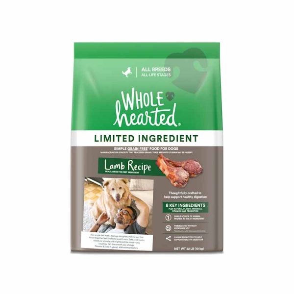 WholeHearted Grain Free Limited Ingredient Lamb Recipe Dry Dog Food for All Life Stages and Breeds