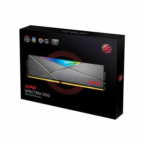 XPG DDR4 08GB 3600 MHZ CL18 SPECTRIX D50 RGB