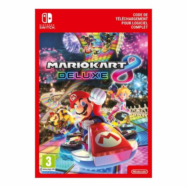 ack Console Nintendo Switch Neon Rouge et Bleu Code de telechargement Jeu Mario Kart 8
